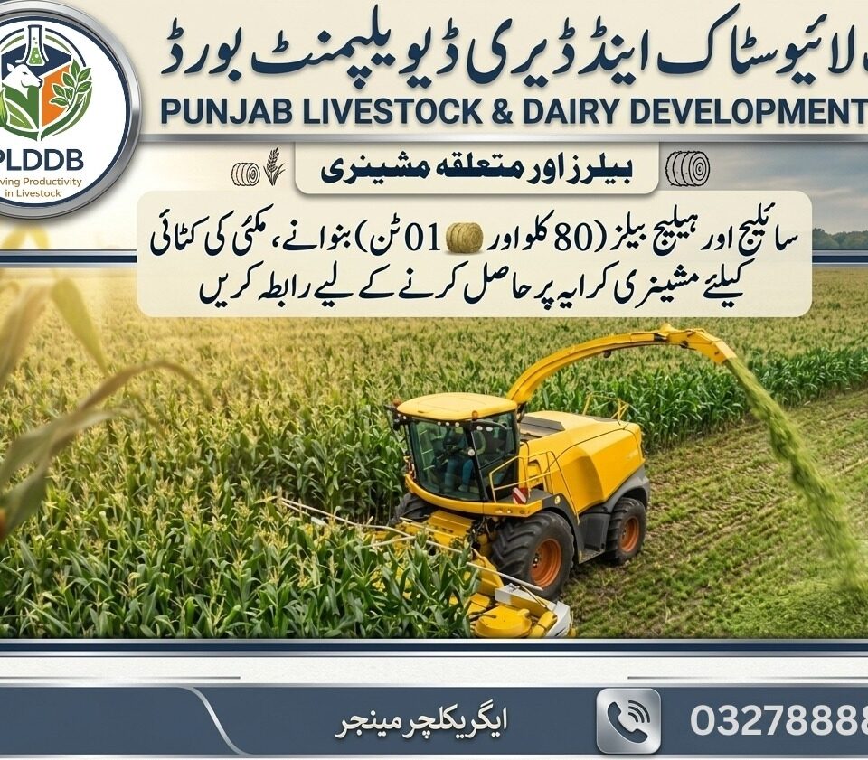 Machinery on rent for silage bales